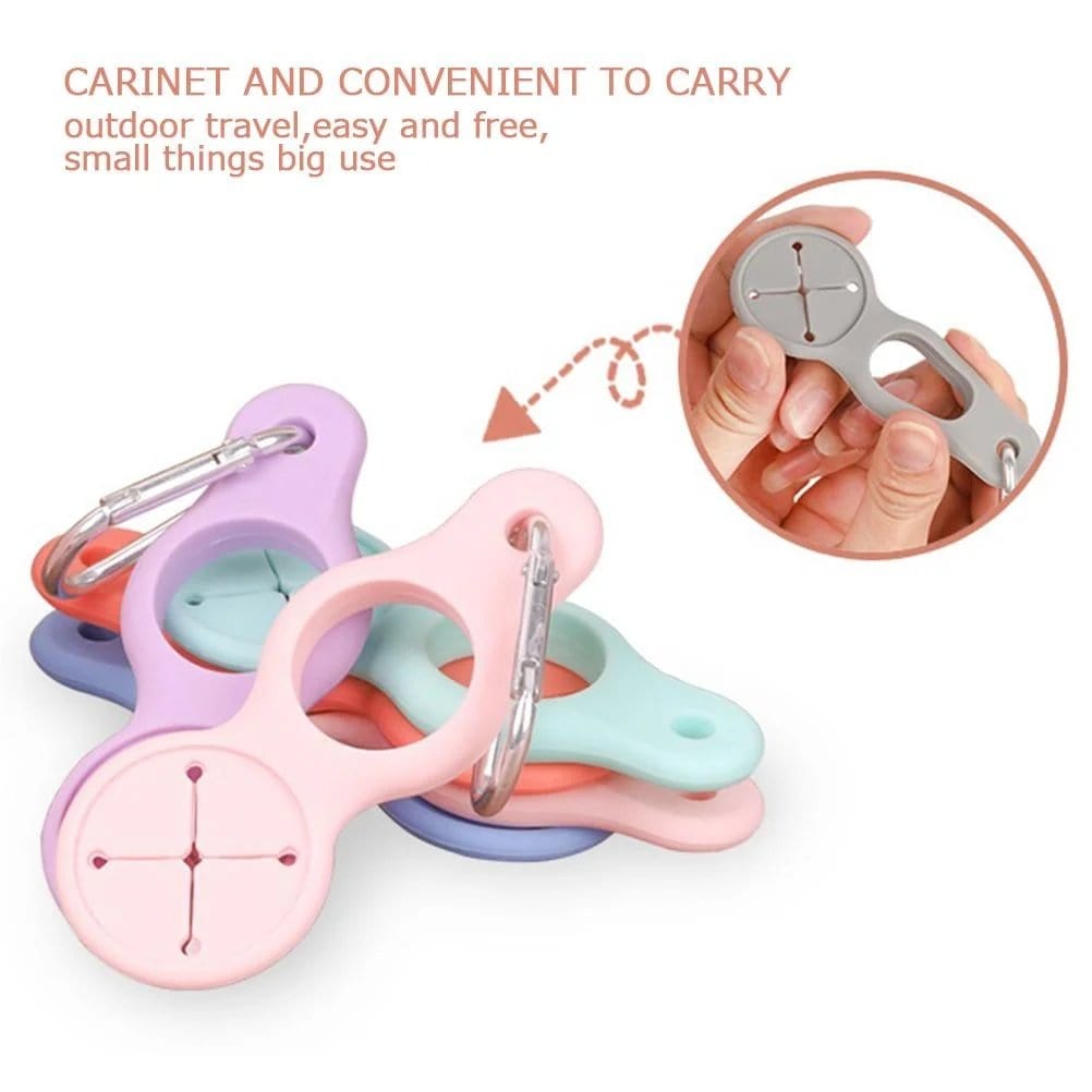 Cilifer®Silicone Sport Kettle Buckle Outdoor Carabiner Water Bottle Holder