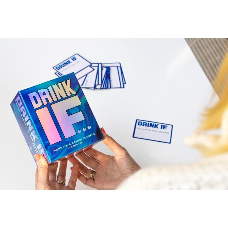 CZTICLE®🏆Drink IF... Hilarious Adult Drinking Game. Party Card Game for Friends & Family to get You Buzzed & Drunk