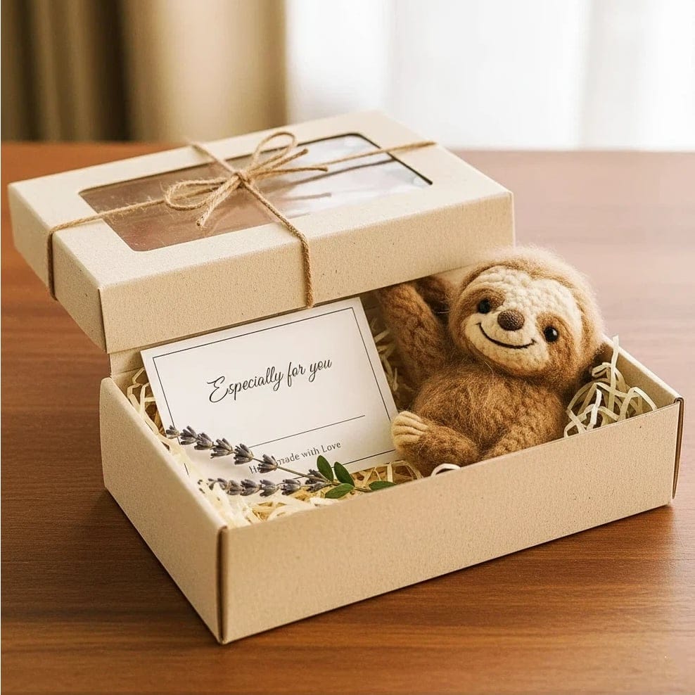 Cilifer®Sloths Rear View Mirror Accessory Crochet Car Charm