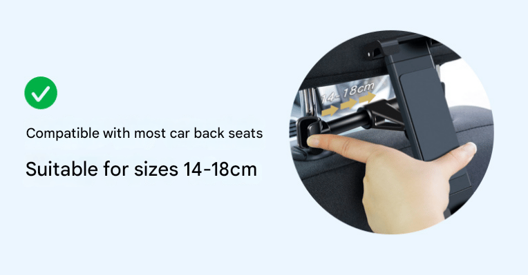 Cilifer®3-in-1 Car Headrest Tablet Holde