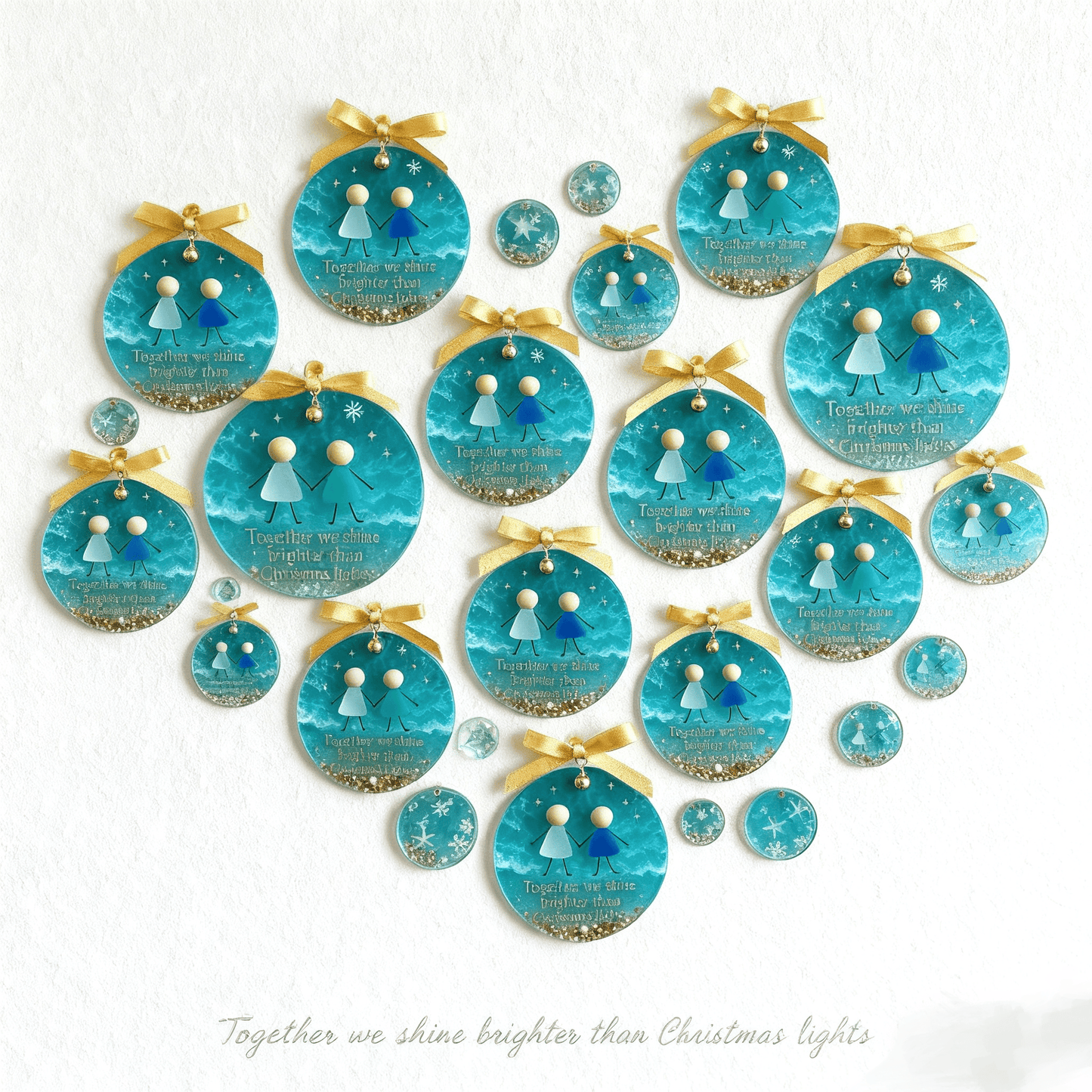 Cilifer®⏳LAST DAY SALE 49% OFF!⏰Friendship Sea Glass Christmas Ornament🌊✨Shaped by Nature & Crafted by Hand💝