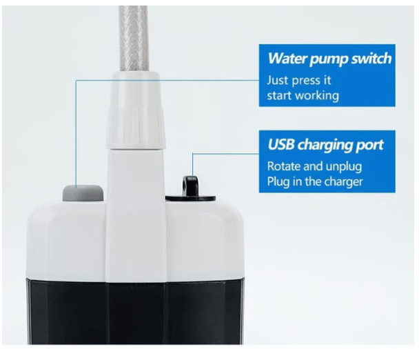 Cilifer®Portable Camping Shower with Adjustable Flow – For Easy & Convenient Outdoor Cleaning!