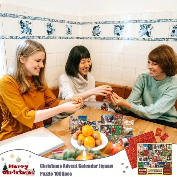 Cilifer®Christmas Advent Calendar Jigsaw Puzzle 1000pcs