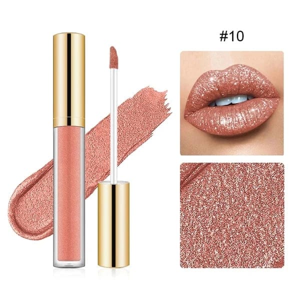 Luhaka®Metallic Liquid Diamond Glitter Lipstick