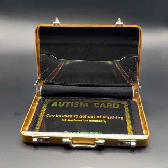 Cilifer®Funny Autism Excuse Card