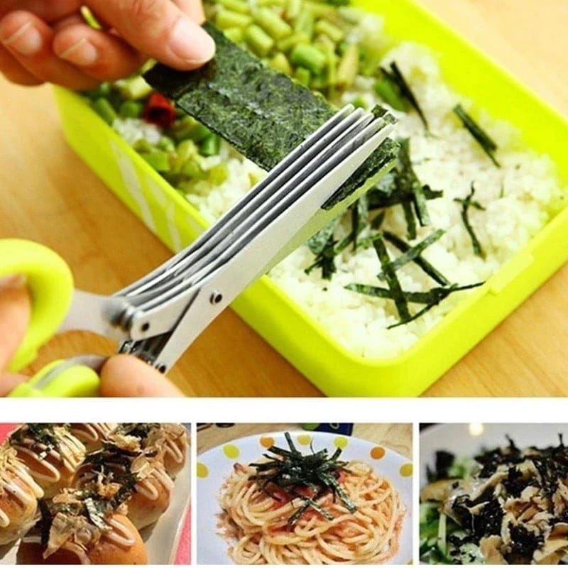 Cilifer®5 Blade Kitchen Salad Scissors
