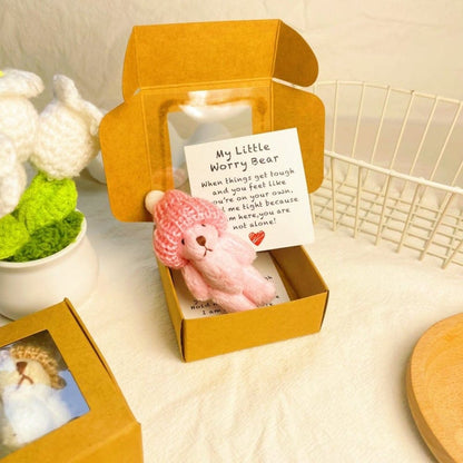 CZTICLE®🎁Handmade Mini Plush Teddy Bear in Box