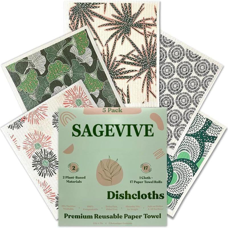 Cilifer®Dishcloths for Kitchen & Cleaning | 5 Pack