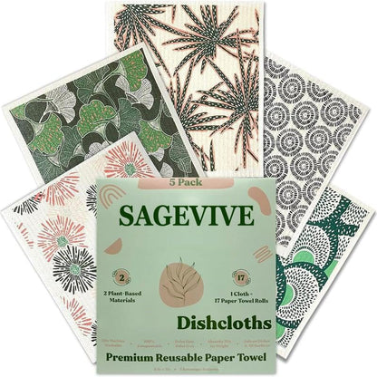 Cilifer®Dishcloths for Kitchen & Cleaning | 5 Pack