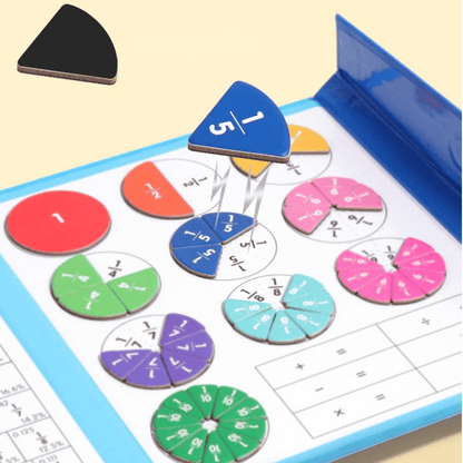 Cilifer®Montessori Magnetic Book Fraction Puzzle For Children