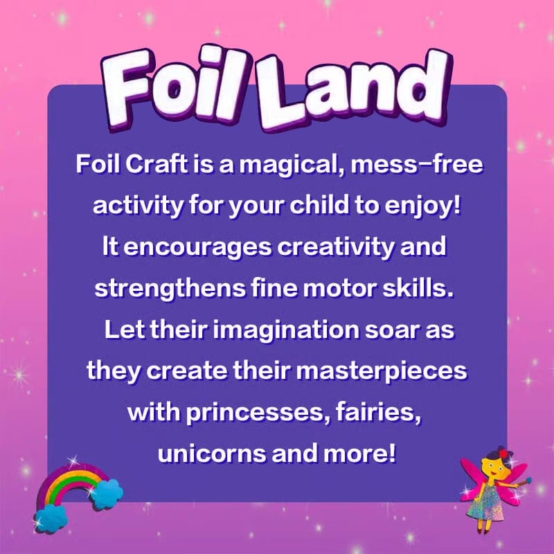 Cilifer®Foil Art & Craft Activity 🤲💓No Mess Art Kit