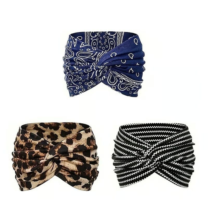 Cilifer®Printed cross yoga headband