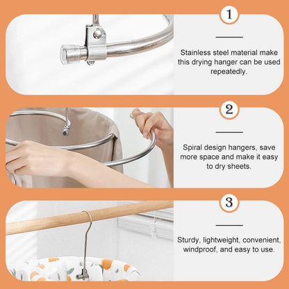 Cilifer®Versatile Drying Stand for Home & Outdoors – Dries Sheets. Duvets. Quilts. and Bedspreads Easily