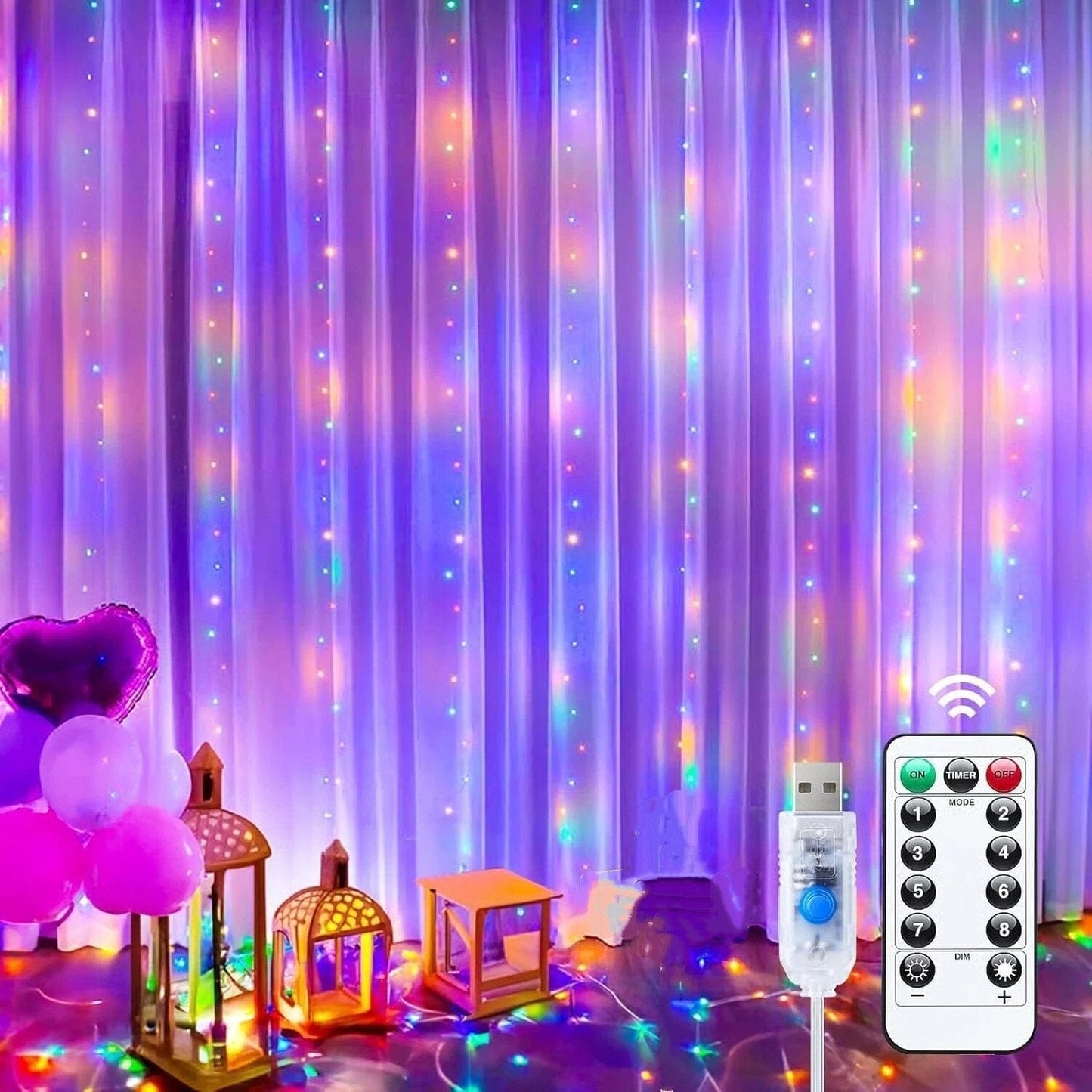 Cilifer®Remote-Control Led Curtain Light-9.8*9.8 FT