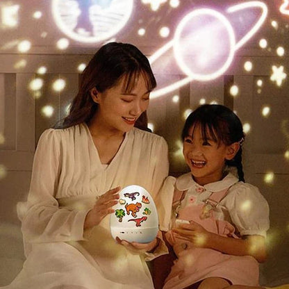 Cilifer®Dinosaur Egg Night Light Projector with Bluetooth Speaker For Kids