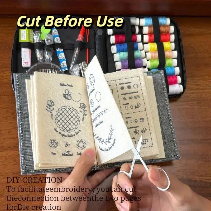 Cilifer®🌲Christmas promotion-❤️Beginner-Friendly🪡Stitch Book 📖with 106 different stitches