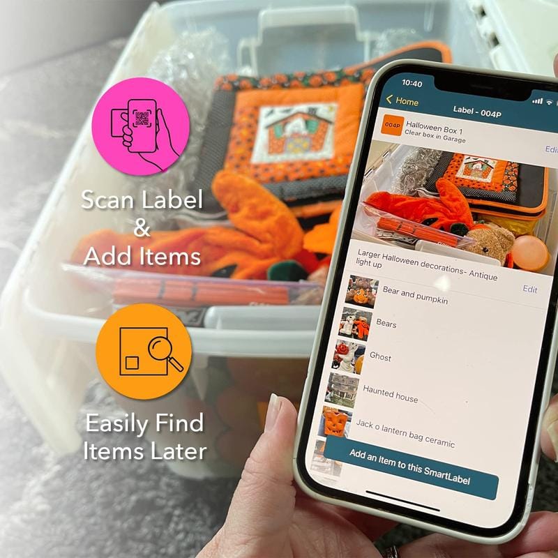Cilifer®Original Color-Coded Scannable QR Labels (48 Pack)