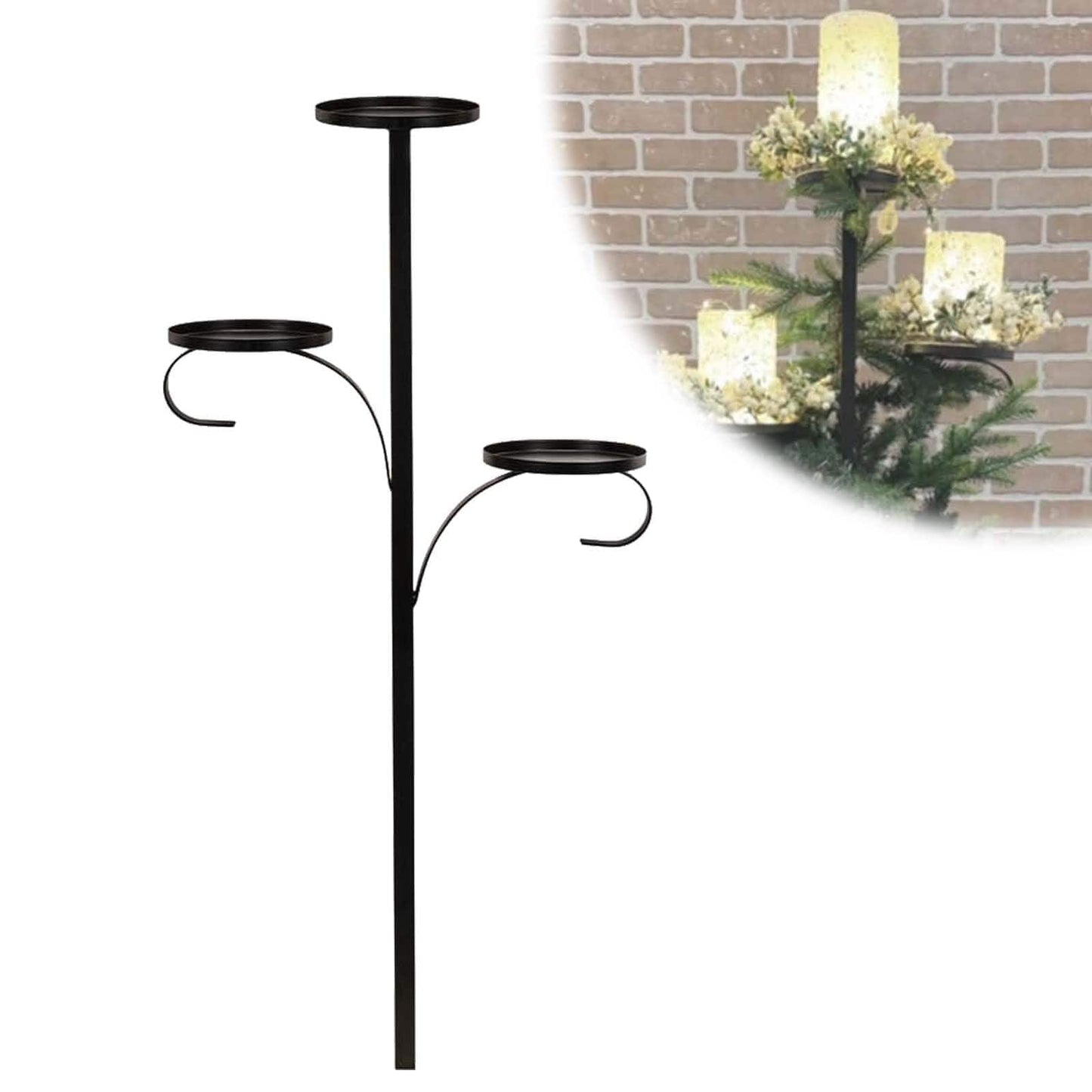 Cilifer®Triple Tree Topper Shelf for Christmas Tree