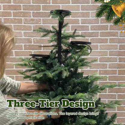 Cilifer®Triple Tree Topper Shelf for Christmas Tree