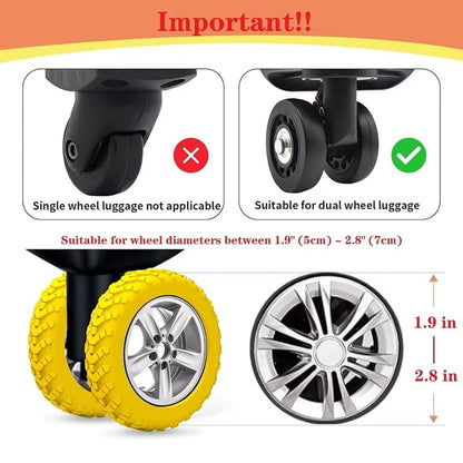 Cilifer®Luggage Suitcase Wheels Protection Covers
