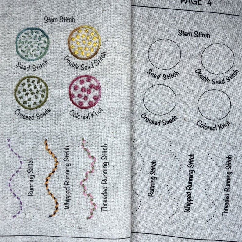 Cilifer®🌲Christmas promotion-❤️Beginner-Friendly🪡Stitch Book 📖with 106 different stitches