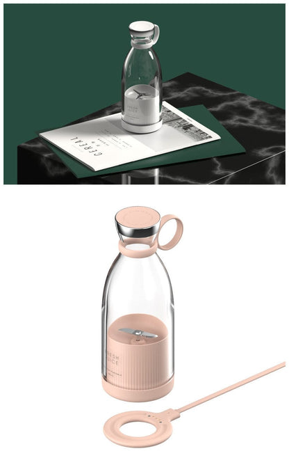 CZTICLE® 350ML Electric Juicer Blender Mixer USB Rechargeable Machine Household Portable Blender Maker Cup Kitchen Tool Kit