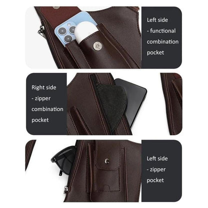 Cilifer®Premium Leather Adjustable Underarm Shoulder Bag for Men & Women