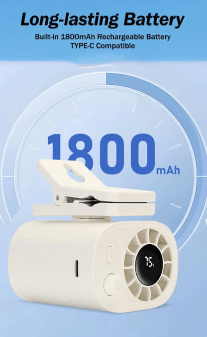 CZTICLE® 🏆 50K+ SOLD! – Almost Gone 🚗Car Clip On Fan 360°🔄| LED Display📈| USB⚡