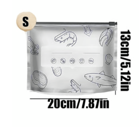 Cilifer®WReusable Aluminum Foil Freshness Seal Bags – Your Kitchen's New Best Friend!