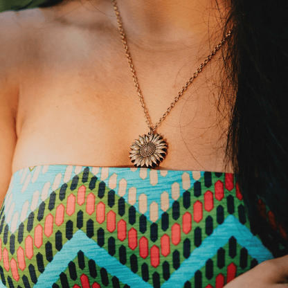 CZTICLE®🔥🌞You Are My Sunshine Sunflower Necklace🌻(Double-sided engraving)