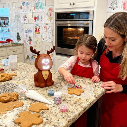 Cilifer®Talking Animated Santa Claus with Built in Projector & Speaker Plug'n Play