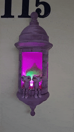 Cilifer®Puerto Rican Garita Wall Coqui Lamp