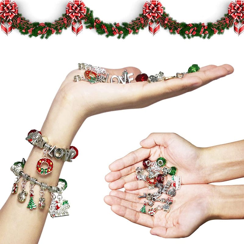 Cilifer®DIY 24 Days Christmas Countdown Calendar Bracelets Set