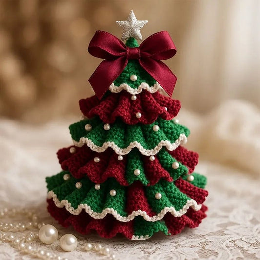 Cilifer®DIY Crochet Christmas Tree Kit – Create Your Own Holiday Magic