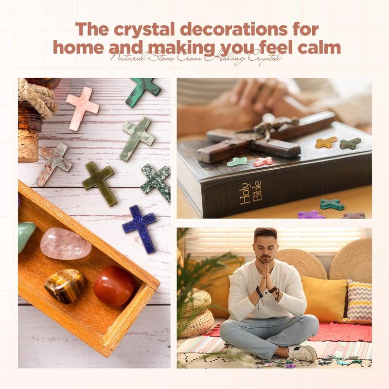 Cilifer®Handmade Natural Crystal Crosses