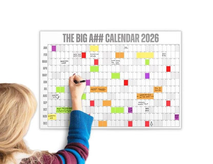 Cilifer®The Big A## Calendar 2026 - Design Your Amazing 2026!🏃