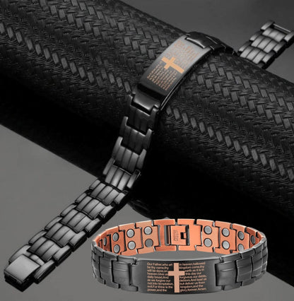 CZTICLE®🚀 Fresh Week Fresh Discounts 60% OFF - ✝Jesus Cross Magnetic Copper Bracelet