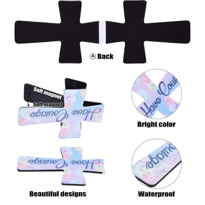 Cilifer®📖16 Pcs Magnetic Cross Bookmarks Gifts for Bible Study. Readers. Teachers. Students🌸✝️