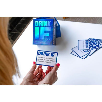 CZTICLE®🏆Drink IF... Hilarious Adult Drinking Game. Party Card Game for Friends & Family to get You Buzzed & Drunk
