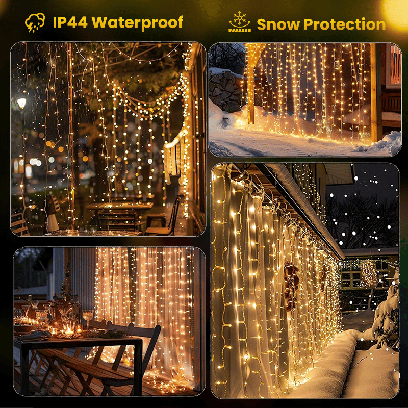 Cilifer®Remote-Control Led Curtain Light-9.8*9.8 FT