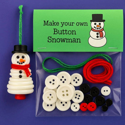 Cilifer®☃️ DIY Button Snowman Ornament Kit