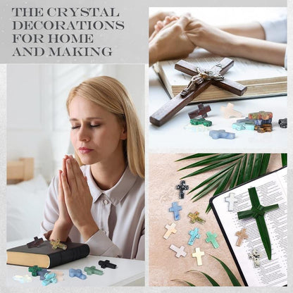 Cilifer®Handmade Natural Crystal Crosses