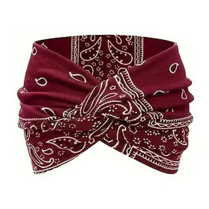 Cilifer®Printed cross yoga headband