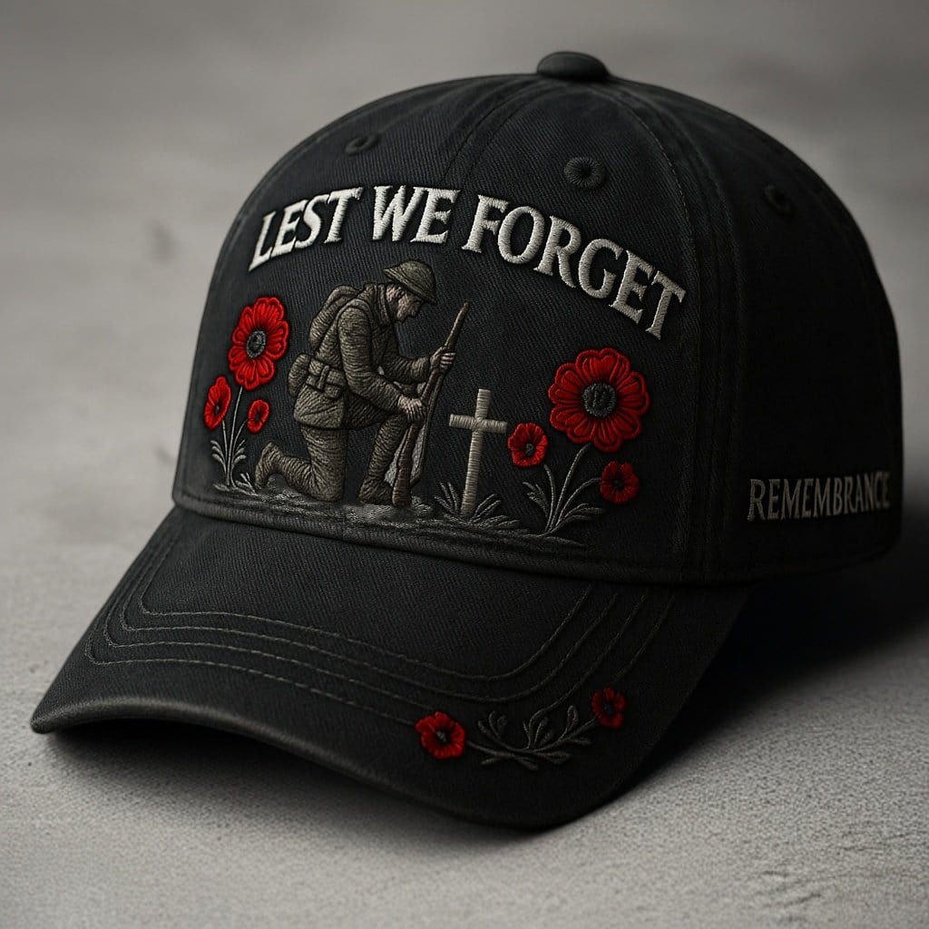 Cilifer®🌹Heroes Never Forgotten Remembrance Cap✝️ Keep Their Memory Alive