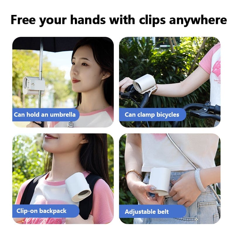 CZTICLE® 🏆 50K+ SOLD! – Almost Gone 🚗Car Clip On Fan 360°🔄| LED Display📈| USB⚡