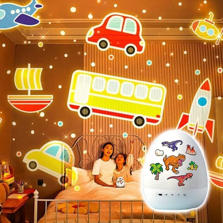 Cilifer®Dinosaur Egg Night Light Projector with Bluetooth Speaker For Kids