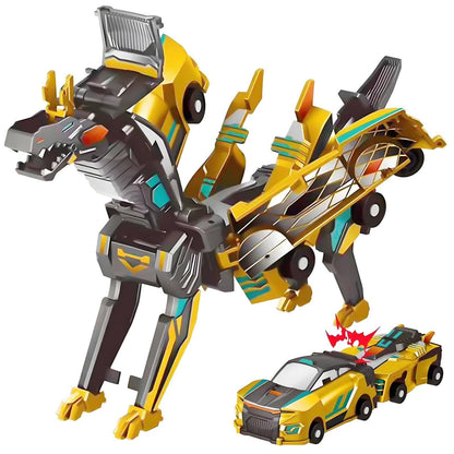 CZTICLE®🎁Children's Day Special✨ Collision Transforming Dinosaur Car Toy