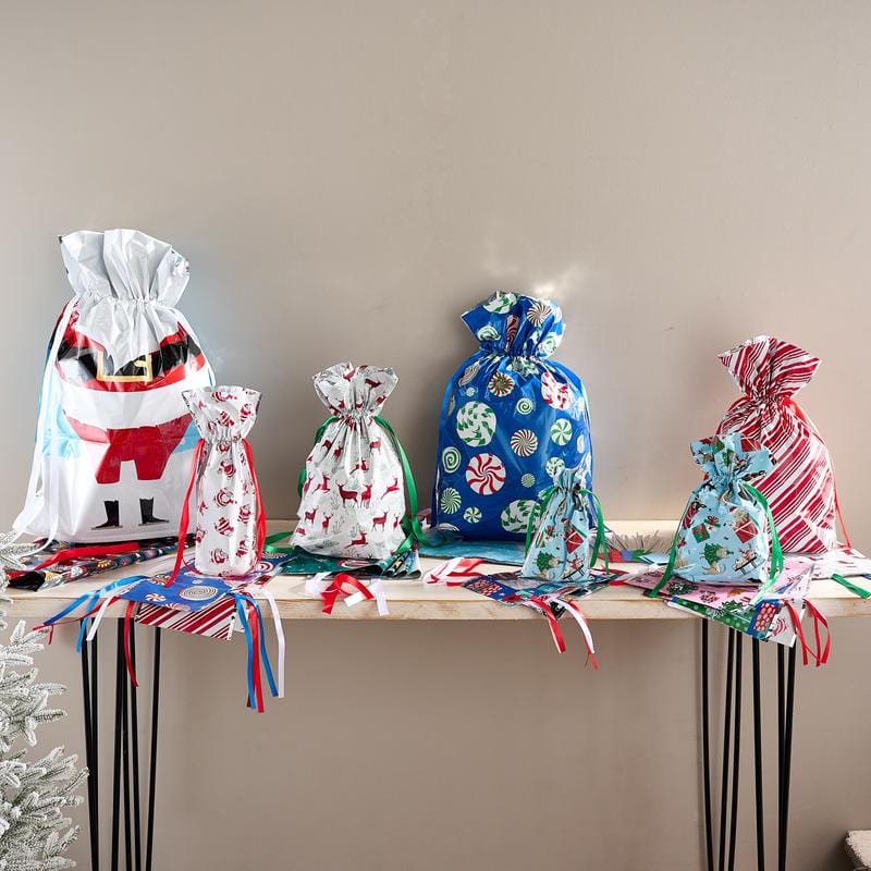 Cilifer®🎄Drawstring Christmas Gift Bags (Biodegradable)