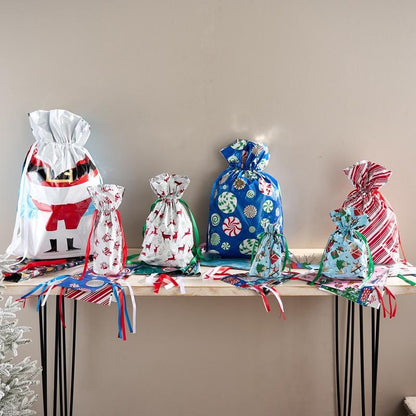 Cilifer®🎄Drawstring Christmas Gift Bags (Biodegradable)