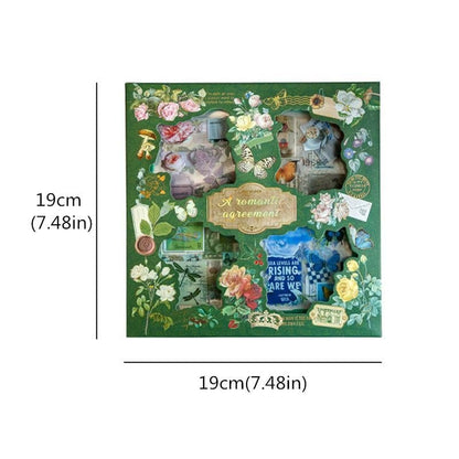 Cilifer®Vintage Material Paper. 100sheets/box Retro Handbook Background Paper